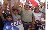 Immigrant-rights activists march in Washington  