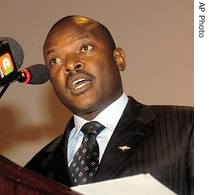 Burundian President Pierre Nkurunziza (File)