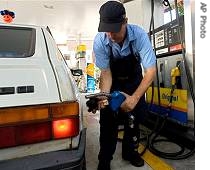 Ethanol station in Sao Paulo, Brazil