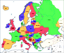 Map of Europe