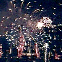 Americans celebrate the 4th of July with fireworks