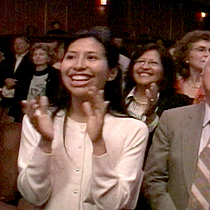 Buanne's enthusiastic audience