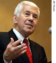 Senator Richard Lugar is shown in this 2005 file photo