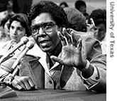 Barbara Jordan speaking at the watergate hearings