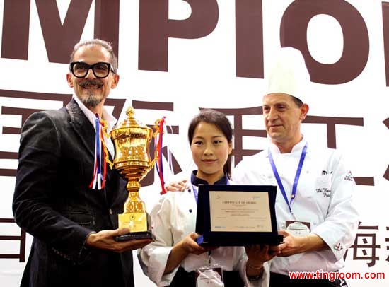 Zhang Haiyang, winner of 2014 China Gelato Championship