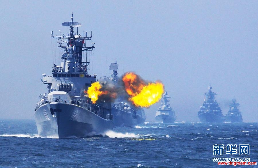 The Chinese and Russian navies have concluded their live-fire drills in the East China Sea.