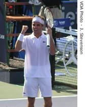 Arnaud Clement after win over Andy Murray, Sunday 