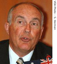 Australia's trade minister Warren Truss