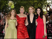 The four main stars of Sex and the City: Sarah Jessica Parker, Kim Cattrall, Cynthia Nixon and Kristin Davis